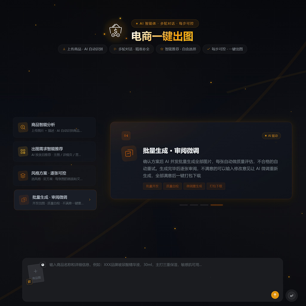 电商高清海报生成 - 菁选灵创